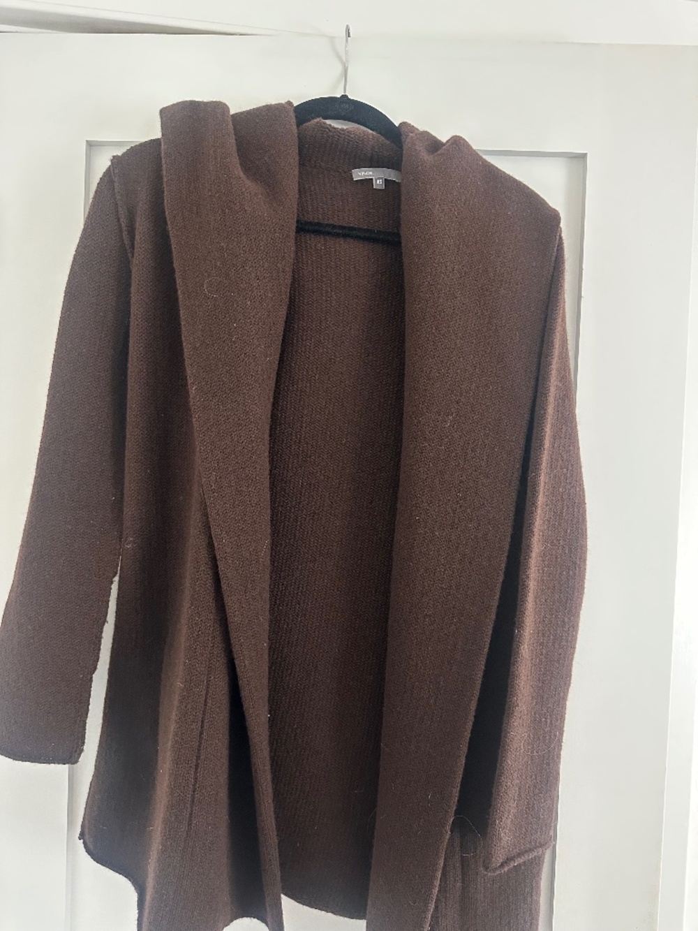 Vince long sleeve hooded cardigan